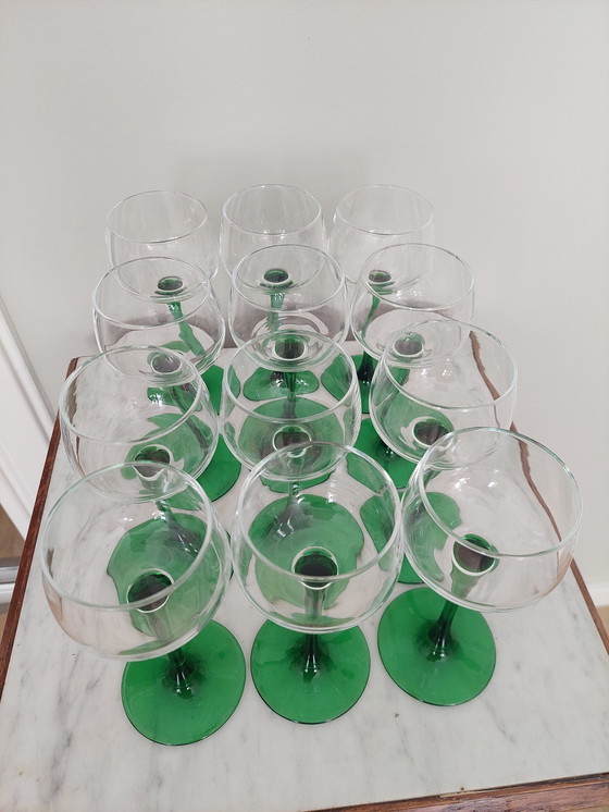 Image 1 of 12 Luminarc Wine Glasses