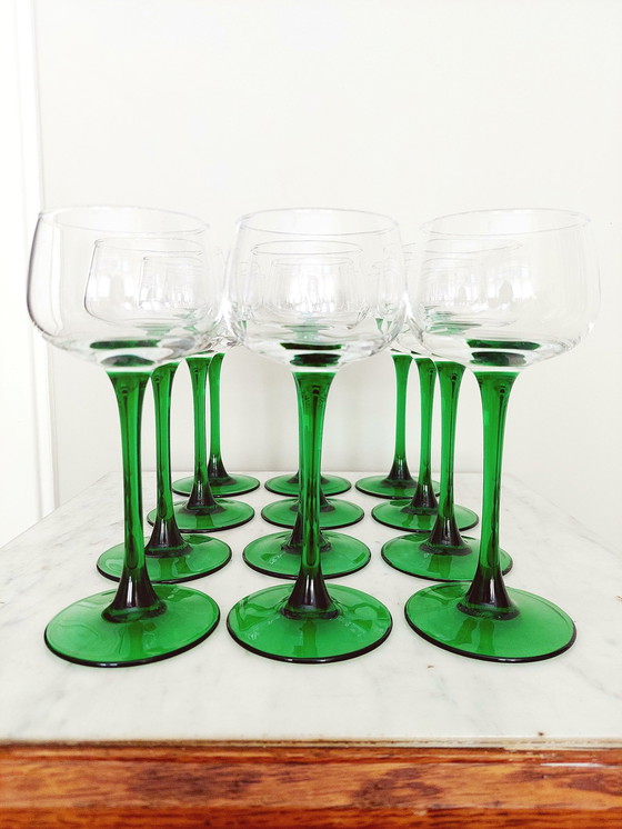 Image 1 of 12 Luminarc Wine Glasses