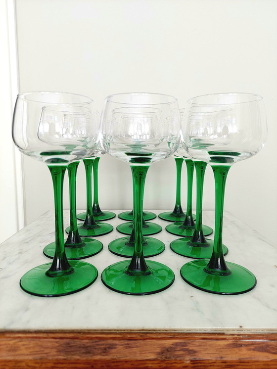 Image 1 of 12 Luminarc Wine Glasses