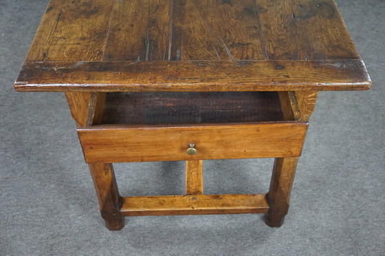 Image 1 of Oak French dining table