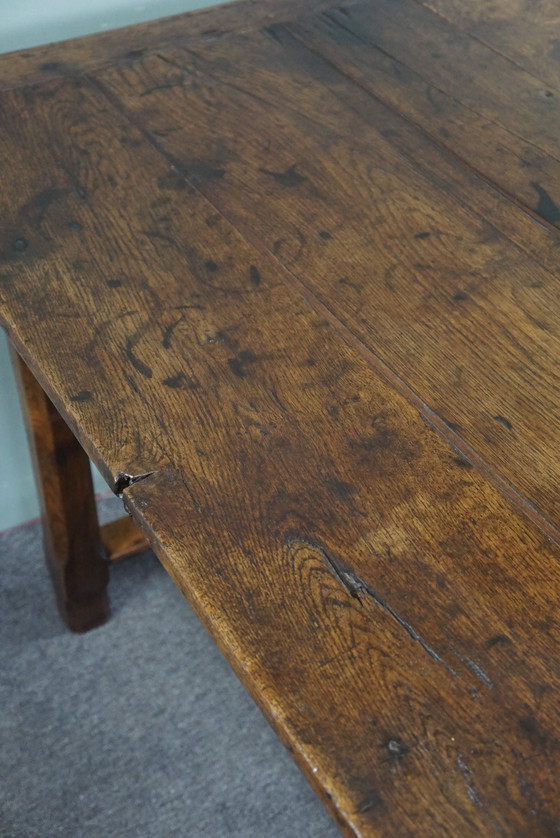 Image 1 of Oak French dining table