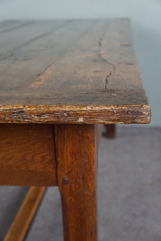 Image 1 of Oak French dining table