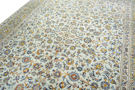 Image 1 of Hand-knotted Keshan cork oriental rug - 400 X 292 Cm