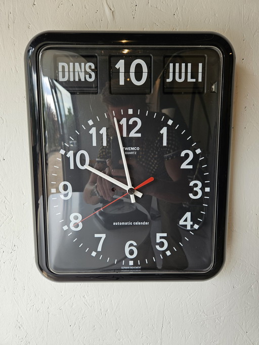 Horloge calendrier Twemco