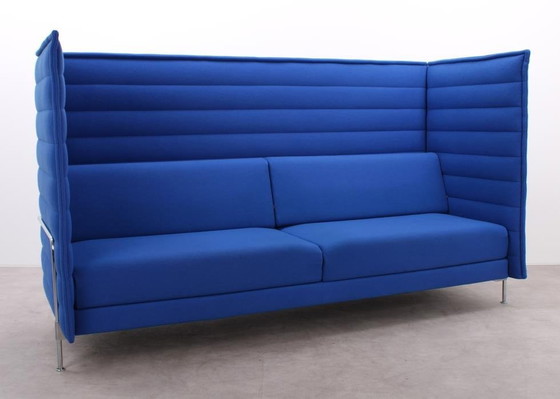 Image 1 of Vitra Alcove Bench Blue