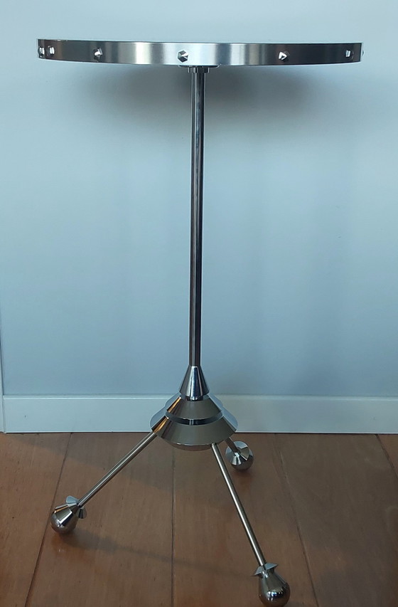 Image 1 of Peter Kuijpers stainless steel side table