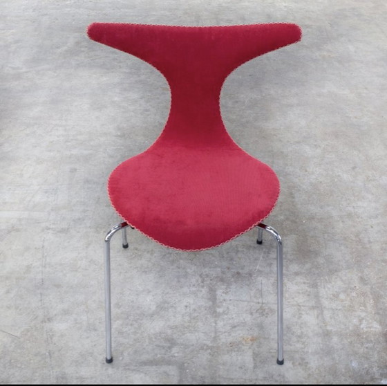 Image 1 of 5X Dolphin -Bjarke Nielsen Dining Chairs For Dan-Form