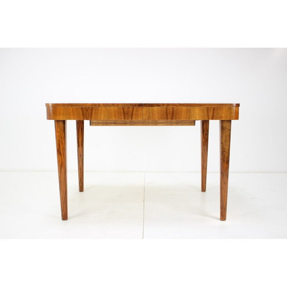 Image 1 of Mid-century extendable dining table by Jindřich Halabala for UP Závody, Czechoslovakia 1957