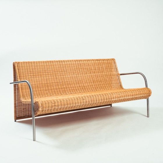 Image 1 of Rotan Pitriet Stoelen En Bank, Loungeset, 1990S