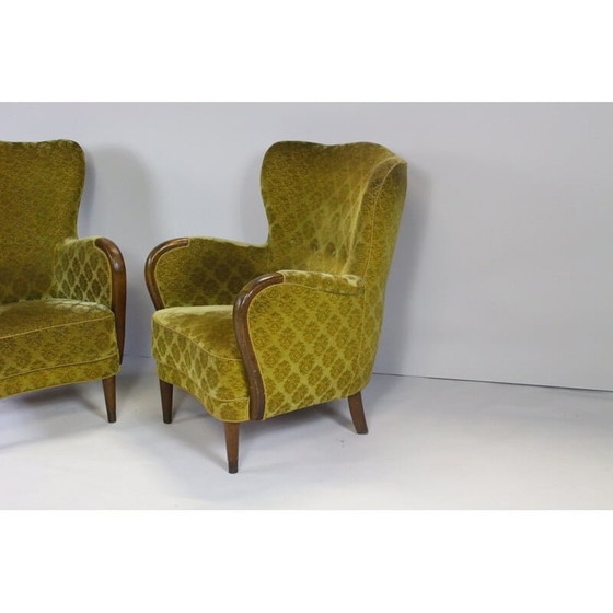 Image 1 of Coppia di poltrone danesi di metà secolo, anni '50