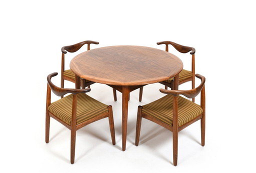 Table Set by Svend Aage Madsen, Set of 7