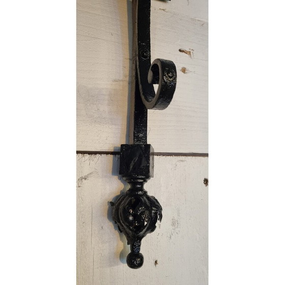 Image 1 of Vintage “Rue de la Paix” wrought iron lantern