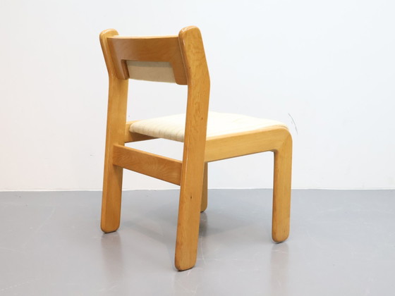 Image 1 of Set of 4 vintage oak chairs Denmark