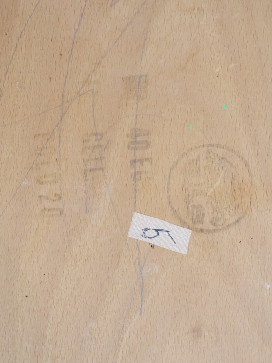 Image 1 of Set of 4 vintage oak chairs Denmark