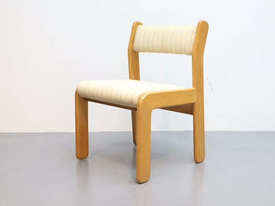 Image 1 of Set of 4 vintage oak chairs Denmark