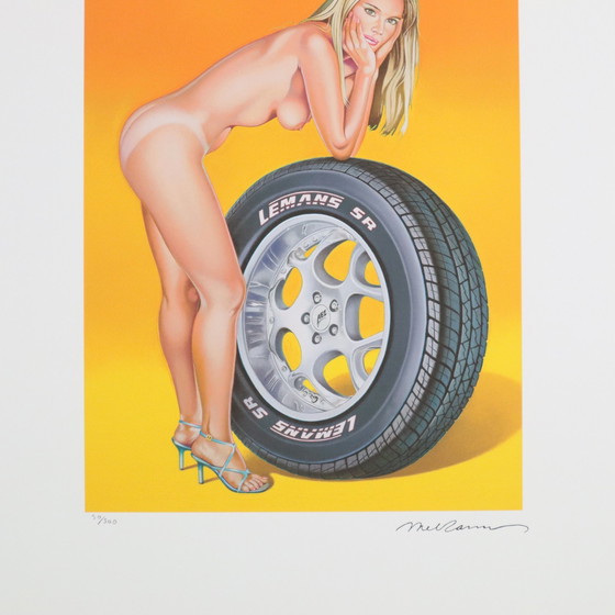 Image 1 of Offset Lithograph To Mel Ramos Tyra Tyre 50/500