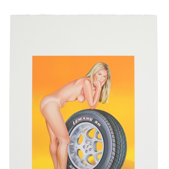 Image 1 of Offset Lithograph To Mel Ramos Tyra Tyre 50/500