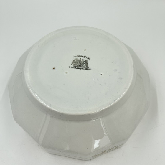 Image 1 of Faïencerie Saint Ghislain Art Deco Vegetable Dish