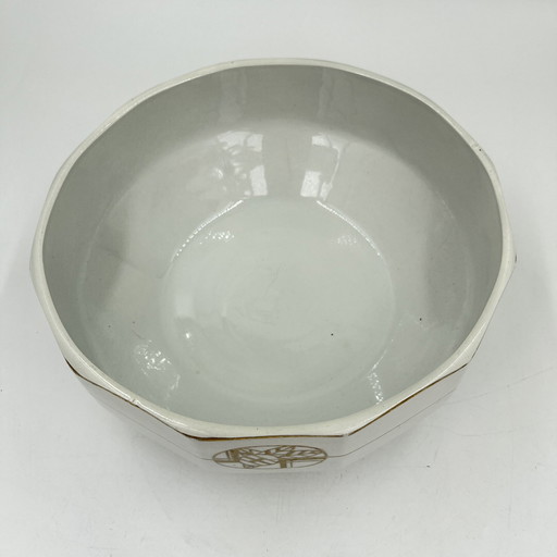 Faïencerie Saint Ghislain Art Deco Vegetable Dish