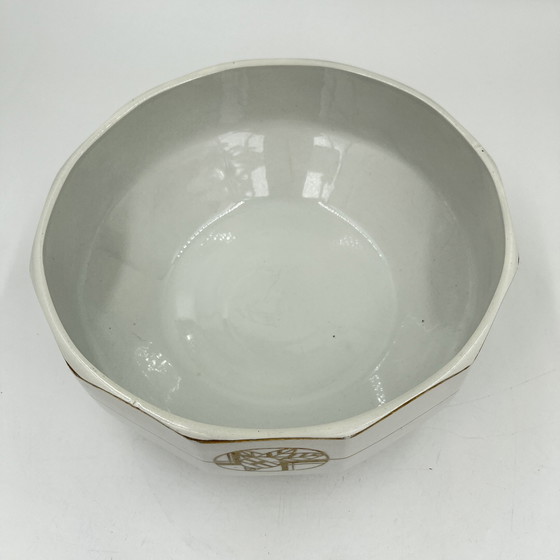 Image 1 of Faïencerie Saint Ghislain Art Deco Vegetable Dish