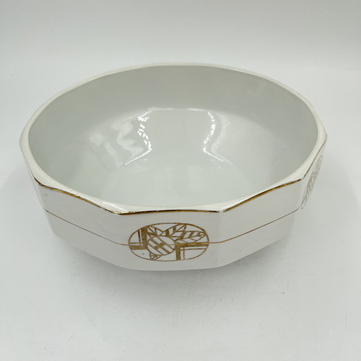 Faïencerie Saint Ghislain Art Deco Vegetable Dish