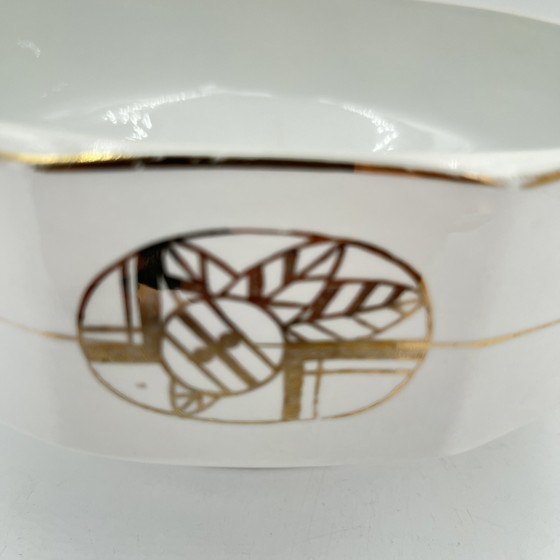 Image 1 of Faïencerie Saint Ghislain Art Deco Vegetable Dish