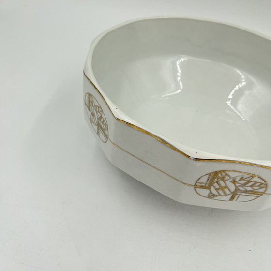 Image 1 of Faïencerie Saint Ghislain Art Deco Vegetable Dish