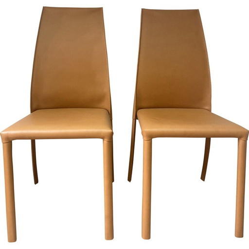 Pair of vintage Frag chairs by Poltona Frau