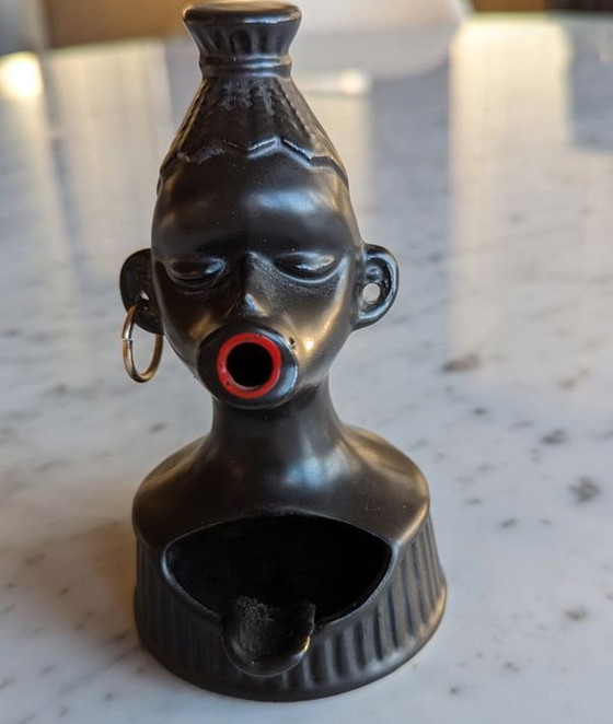 Image 1 of Vintage Africanist ashtray - 1950