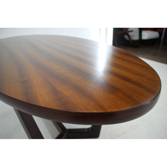 Image 1 of Vintage oak conference table by Dřevotvar, Czechoslovakia 1960
