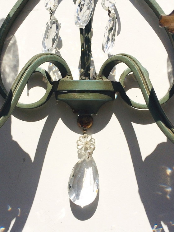 Image 1 of Pair Of Vintage 50S Neoclassical Style Wall Lights