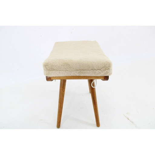 Pair of vintage ash stools, Czechoslovakia 1960