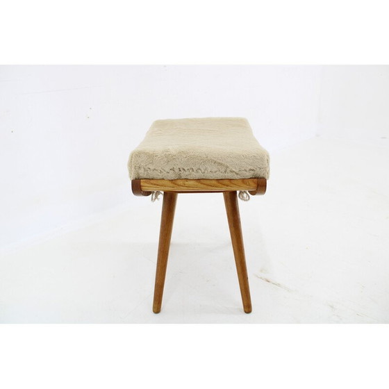 Image 1 of Pair of vintage ash stools, Czechoslovakia 1960