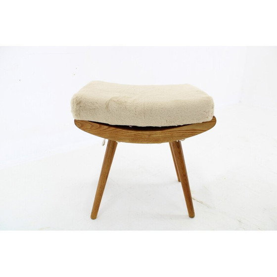 Image 1 of Pair of vintage ash stools, Czechoslovakia 1960
