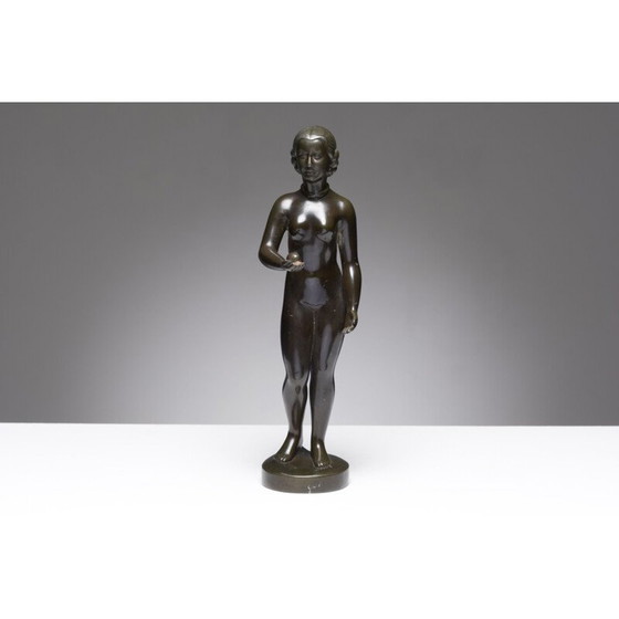 Image 1 of Vintage metal figurine disko by Just Andersen, Denmark 1930