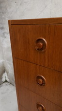 Vintage Danish chest of drawers shoe cabinet