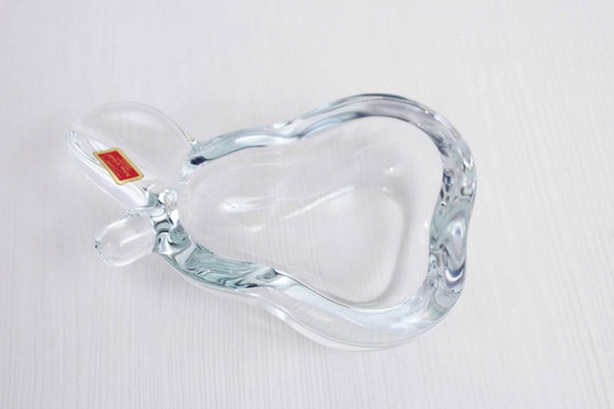 Image 1 of Pear Vannes le Châtel crystal ashtray or empty pocket