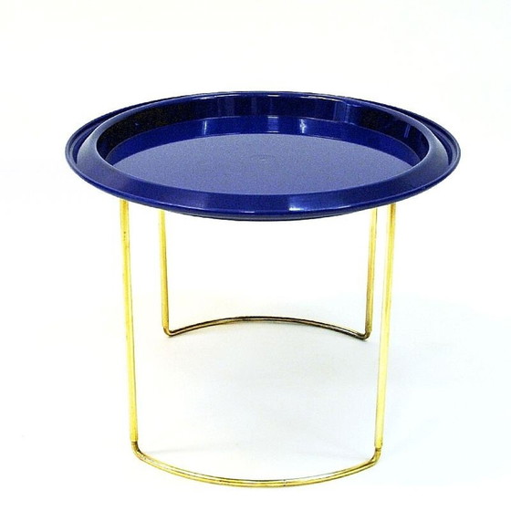 Image 1 of Vintage round table by Hermann Bongard, Norwegian 1960s