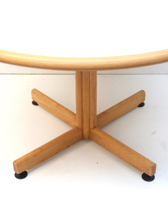 Image 1 of Table de salle à manger ronde vintage par Bruno Rey pour Kusch and Co des années 1970