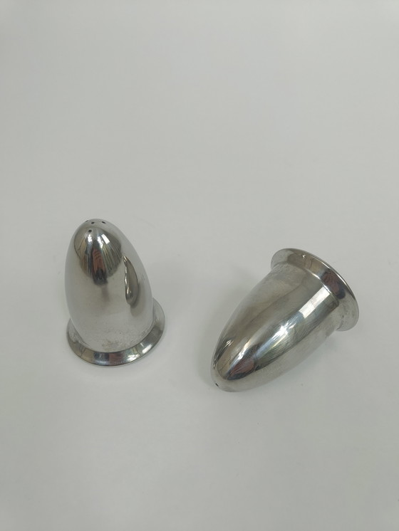 Image 1 of Salt and pepper shakers - Space age - 1970s