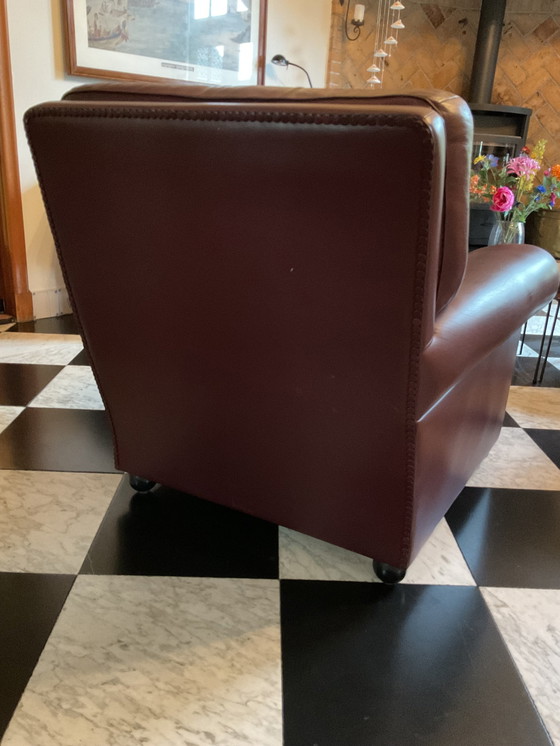 Image 1 of Poltrona Frau Armchair In Red Brown