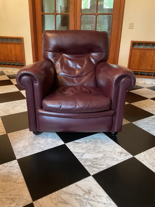 Poltrona Frau Armchair In Red Brown