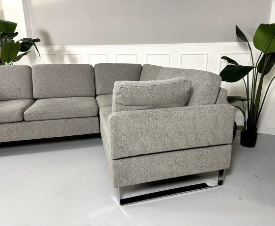 Image 1 of Brühl Alba corner sofa designer sofa couch fabric gray