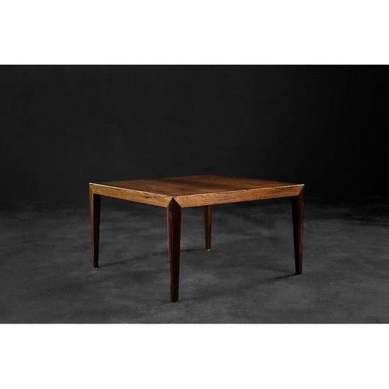 Image 1 of Vintage Scandinavian rosewood coffee table by Severin Hansen for Haslev Møbelfabrik, 1960s