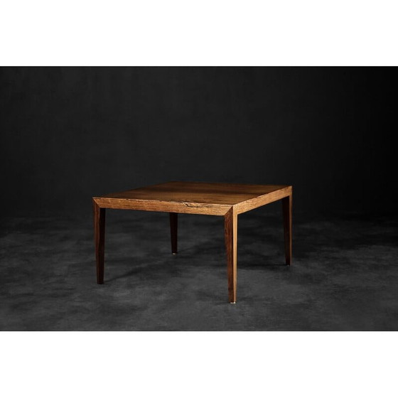Image 1 of Vintage Scandinavian rosewood coffee table by Severin Hansen for Haslev Møbelfabrik, 1960s