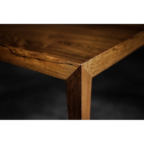 Image 1 of Vintage Scandinavian rosewood coffee table by Severin Hansen for Haslev Møbelfabrik, 1960s