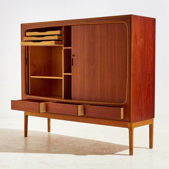 Image 1 of Vintage teak and beech sideboard, Denmark 1960