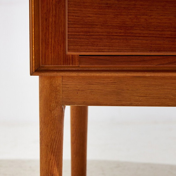 Image 1 of Vintage teak and beech sideboard, Denmark 1960