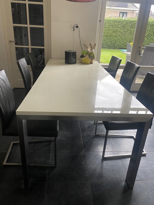 Bert Plantagie table with 6 chairs