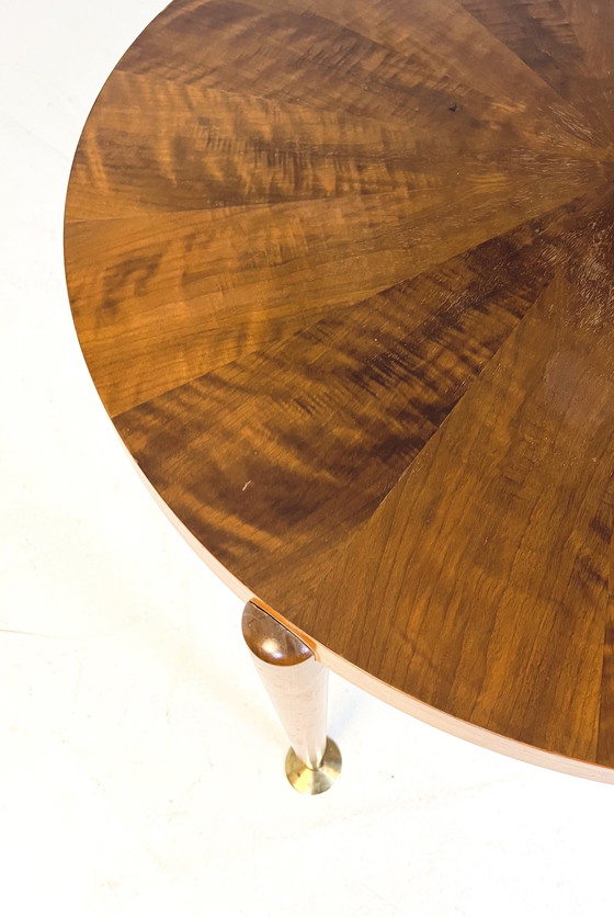 Image 1 of Teak & Brass Coffee Table '60